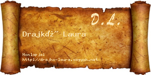 Drajkó Laura névjegykártya